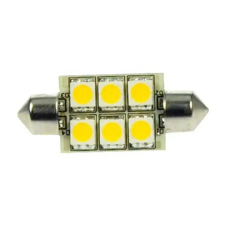Green Power LED Leuchtmittel - 6er SMD Soffitte Mega-Angebot