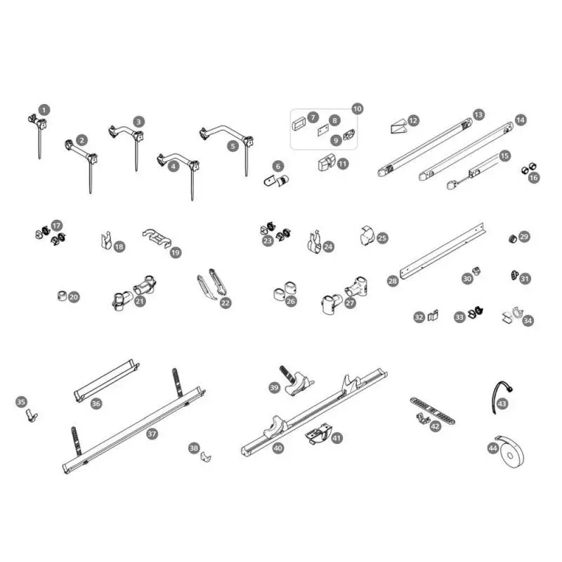Tragrohr-Endstück 34 mm Mega-Angebot