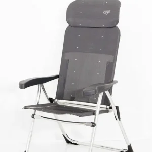 Knallerangebot Klappsessel Crespo Compact extra flach Alu Fb. anthrazit