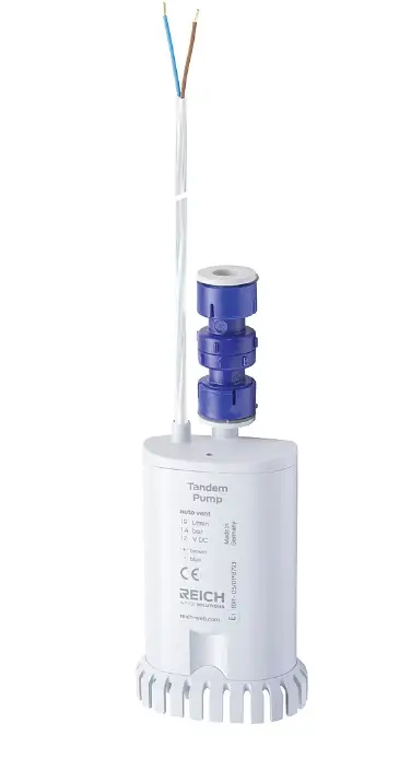 Sonderangebot Reich Hochleistungs-Tandem- Tauchpumpe - 19 I / min. 1,4 bar / 4,6 A Speziell für Hymer, LMC, TEC