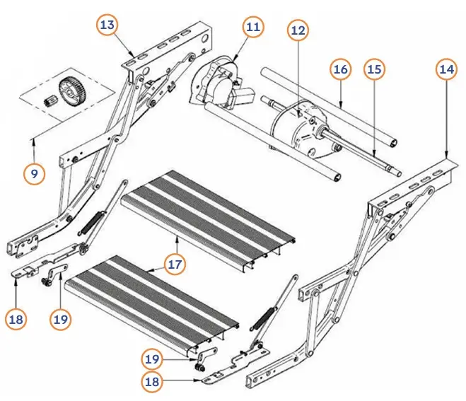 Antriebsstange 650/ Driving Rod Double Step Skirt 2015 - Thule Ersatzteil Nr. 1500602891 Solange Der Vorrat Reicht