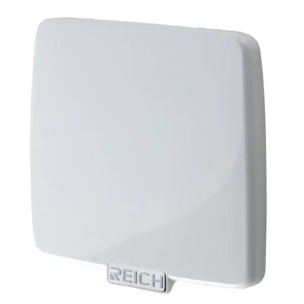 Deckel einfach - weiß glänzend - für Versorgungsklappe Smart Supply - 14,8 x 12,7 x 1,2 cm Preis Gesenkt