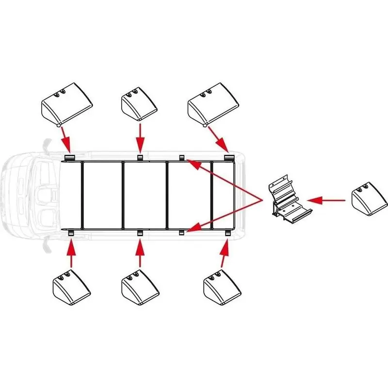 Nur Heute Fiamma Ergänzungs- Kit Roof-Rail D Extra - gebraucht
