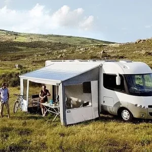 Nur Heute Thule Omnistor Vorderwand Residence G2, Höhe XXL/3XL, L= 325 cm, Fb.Saphir Blau
