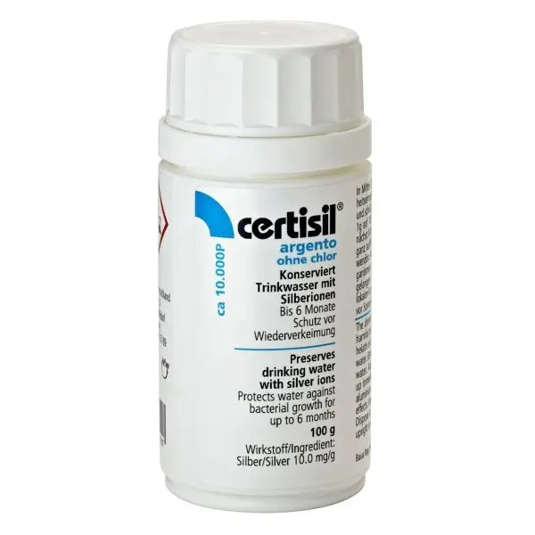 Neu Katadyn Trinkwasserhygiene argento ohne Chlor CA 1000 p