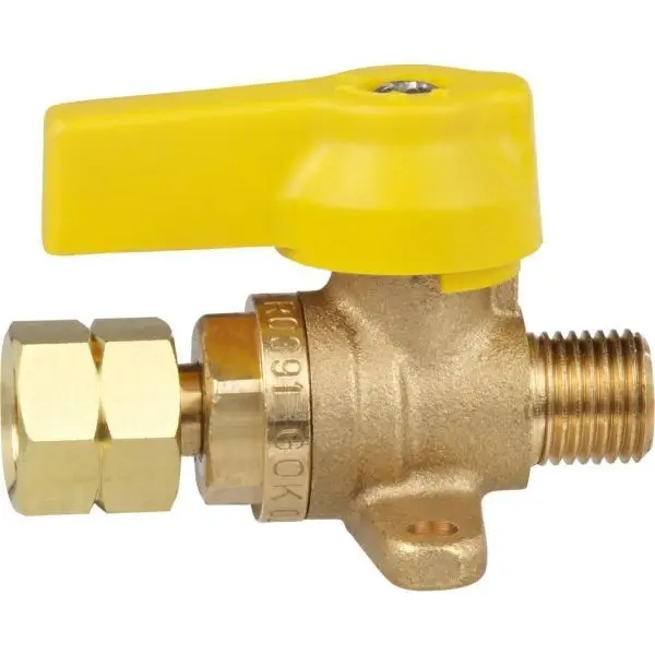 G O K Kugelhahn 1/4 links, ÜMxG 1/4 LH-KN mit Befestigung Gratis Versand
