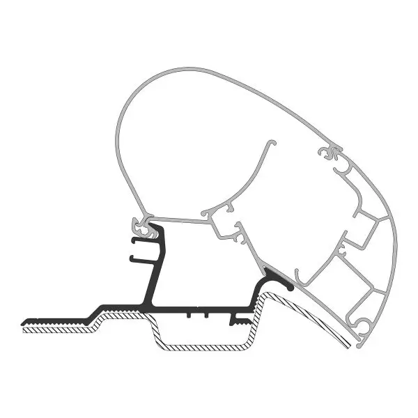 Top-Seller Dometic Adapter für Mercedes Sprinter ab Baujahr 04/2006 zu Dometic- Dachmarkisen Serie 2